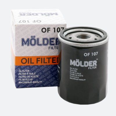 Масляний фільтр двигуна MOLDER аналог WL7177/OC217/W6101 (OF107) OF107 фото