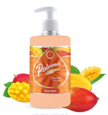Рідке крем-мило "Тропічний манго", ТМ "PALOMA" PE50489 фото