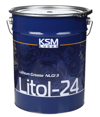 Смазка Литол-24 NLGI 3,DIN 51502: K3K-40(17 кг пп лого) шт KSM-LITOL-17KG фото