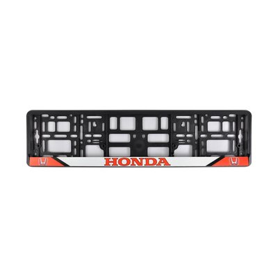 Рамка номера CarLife для Honda чорний пластик (NH091) NH091 фото