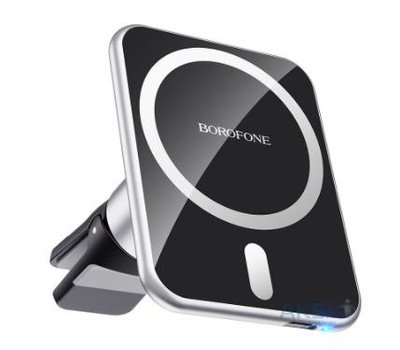 Автомобільний утримувач Borofone BH43 Xperience Magnetic Wireless Charging BH43 фото