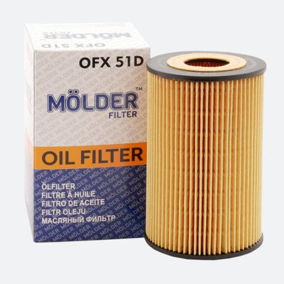 Фільтр масляний MOLDER аналог 92040E/OX161DE/HU9315X (OFX51D) OFX51D фото