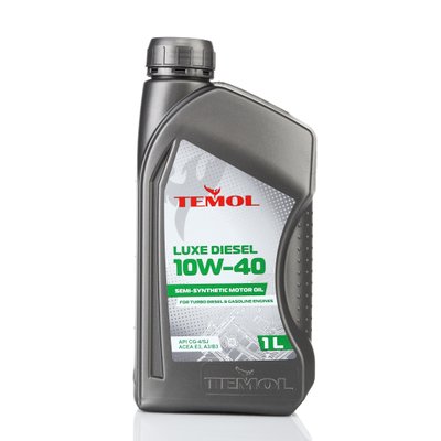 Масло TEMOL Luxe Diesel 10W-40 API: CG-4/SJ (1 л) T-LD10W40-1L фото