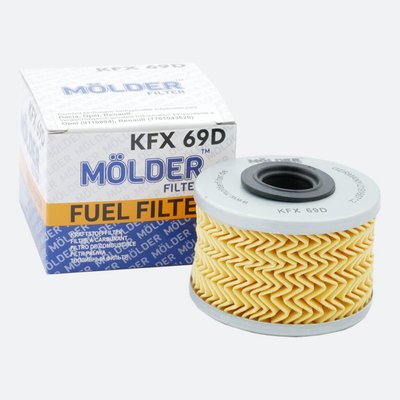 Паливний фільтр MOLDER аналог WF8014/KX79D/P7161X (KFX69D) KFX69D фото