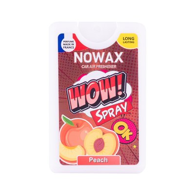 Ароматизатор повітря Nowax серія WOW Spray 18 ml - Peach NX00142 фото