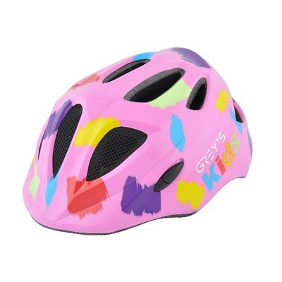 Велосипедний шолом дитячий GREY'S рожевий глянс., M GR22343 фото