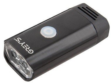 Ліхтарик на велосипед Grey's LED робота до 6 годин 8 режимів роботи IPX4 алюмінієвий корпус USB порт (GR10130) GR10130 фото