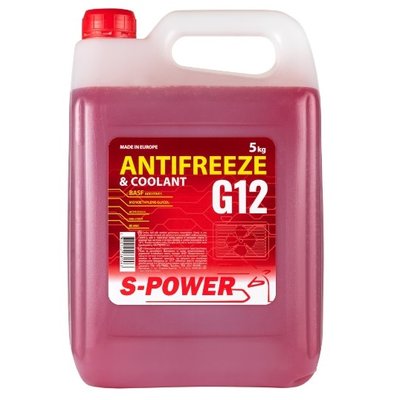 Антифриз S-POWER Antifreeze G12 Red (5 кг) SP-G12-5L-CAN фото