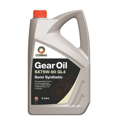 Трасмісійна олія GEAR OIL SX75W-90 GL4 5л (4шт/уп) SXGL45L фото