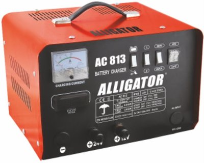 Пуско-зарядний пристрій ALLIGATOR для свинцево-кислотних АКБ, 12/24В. Заряд - 45A.. Пуск - 140A, для AC813 фото