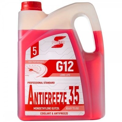 Антифриз S-POWER Antifreeze 35 G11 Red (5 кг) SP-35G12R-5KG-CAN-SPI фото
