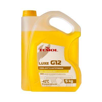 Анифриз TEMOL Antifreeze Luxe G12 Yellow (5 кг) T-LUXEG12Y-5KG фото