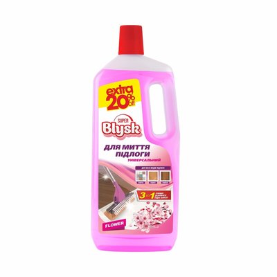 Super Blysk Универсальное средство для мытья полов Цветочный 1,5 л (10 шт/ящ) SB51554 фото