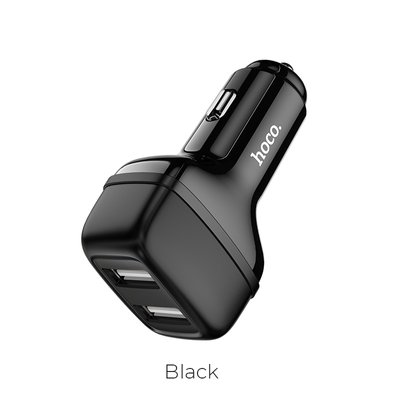 Адаптер автомобільний HOCO Leader Z36 | 2USB, 2.4A | (black) Z36 фото