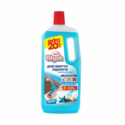 Super Blysk Универсальное средство для мытья полов Океан 1,5 л (10 шт/ящ) SB51561 фото
