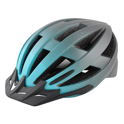 Велосипедный шлем GREY'S бирюзово-черный мат., L GR21324 фото