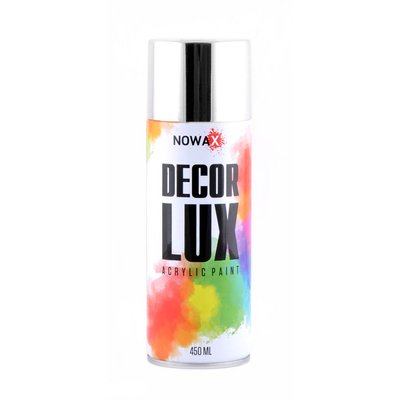 Акриловая хром краска NOWAX Bright Decor Lux 450мл NX48041 фото