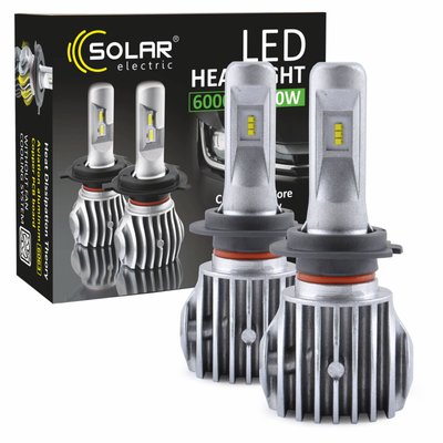 LED SOLAR H7 CANBUS 12/24V 6500K 6000Lm 50W Cree Chip 1860 (40шт.)  8607 фото