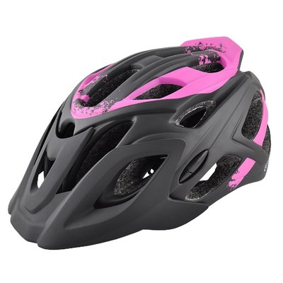 Велосипедний шолом GREY'S чорно-фіолетовий мат., L GR21154 фото
