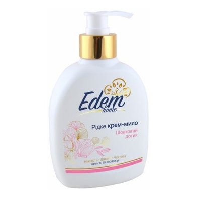 Жидкое крем-мыло "Шелковое прикосновение", ТМ "EDEM home", 300 мл (12 шт/ящ) EH550519       фото