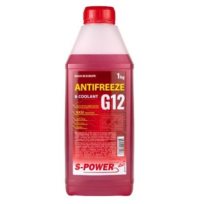 Антифриз S-POWER Antifreeze G12 Red (1 кг) SP-G12-1L-CAN фото