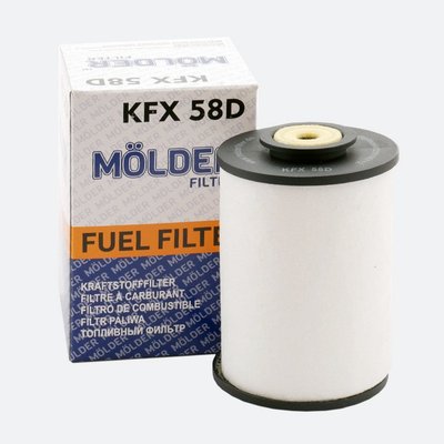 Фільтр паливний MOLDER аналог WF8156/KX68DEco/BFU700X (KFX58D) KFX58D фото