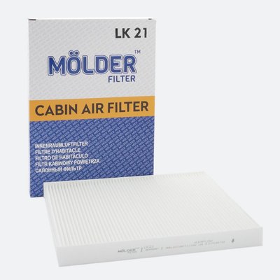 Салонний фільтр MOLDER аналог WP6812/LA31/CU2882 (LK21) LK21 фото