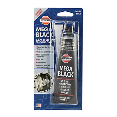 Силіконовий супер герметик чорний Versachem Mega Black Silicone OEM 85 г 99839 фото