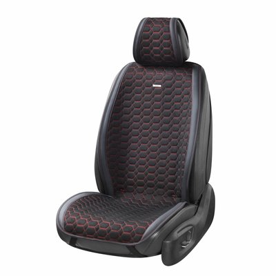 Премиум накидки для передних сидений BELTEX Monte Carlo, black-red 2шт. BX81160 фото