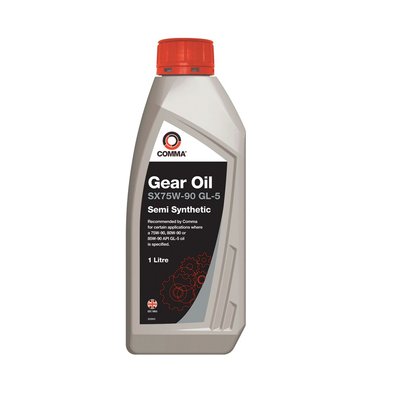 Трасмісійне масло SX75W90 GEAR OIL GL5 1л (12шт/уп) SX1L фото