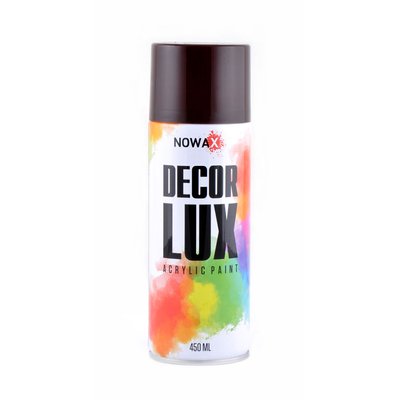 Акрилова фарба глянсова коричнева NOWAX Decor Lux (3007) 450мл NX48026 фото