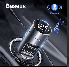 FM модулятор +АЗУ Baseus Energy Column Car Wireless MP3 En-Co фото