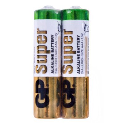 Батарейка GP SUPER ALKALINE 1.5V 24A-S2 лужна, LR03, AAA 4891199006494 фото