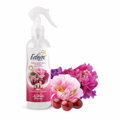 Освежитель воздуха EDEM HOME Aromatic Breeze 420мл, японский пион и ягода EH551004 фото