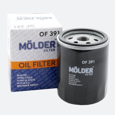 Масляный фильтр двигателя MOLDER аналог WL7324/OC988/W7182 (OF391) OF391 фото