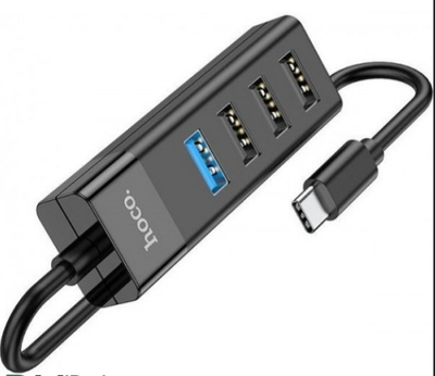 USB-Хаб Hoco HB25 4 in 1 (Type-C to 1хUSB3.0 + 3хUSB2.0) HB25 фото