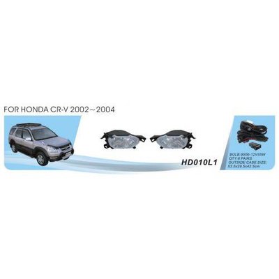 Фари дод. модель Honda CR-V/2002-04/HD-010L1/9006-12V55W/ел.проводка HD-010L1 фото