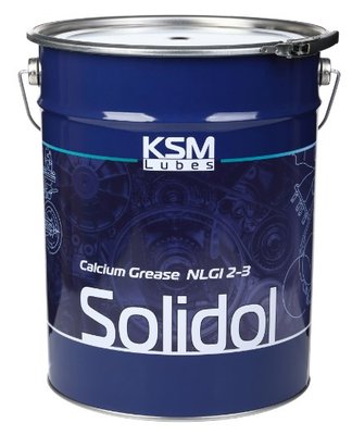 Смазка Солидол Жировой ГОСТ 1033-79 DIN 51502 K 2/3 C-25 NLGI 2/3 (17 кг пп лого) KSM-SOLIDOL-17KG фото