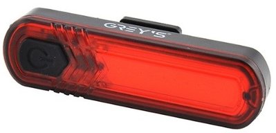 Ліхтарик на велосипед Grey's 10xLEDs задній 7 режимів ідентифікатор стану батареї IPX4 microUSB кріплення (GR11150) GR11150 фото