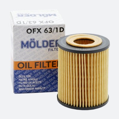 Масляный фильтр MOLDER аналог WL7232/OX173/1DE/HU7128X (OFX63/1D) OFX63/1D фото