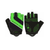 Рукавички GREY'S з коротким пальцем, вставки гелю, колір Чорний/Зелений, розмір L (100шт/уп) GR18323 фото