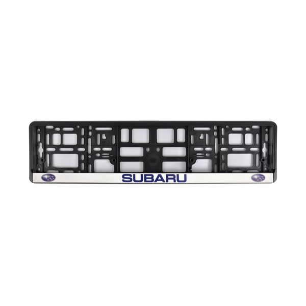 Рамка номера CarLife для Subaru черный пластик (NH012) NH012 фото