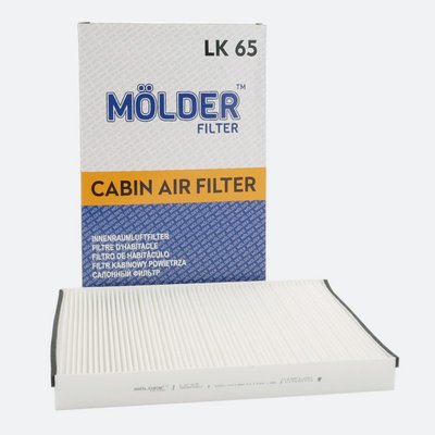 Салонный фильтр MOLDER аналог WP6828/LA75/CU3054 (LK65) LK65 фото