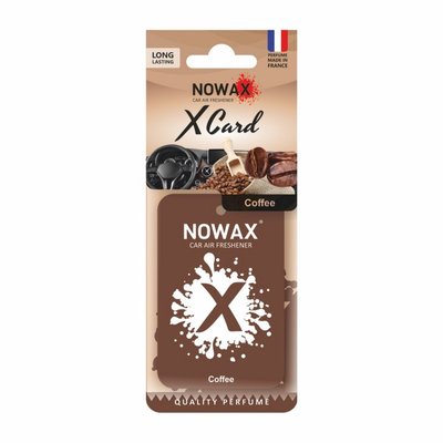 Ароматизатор на дзеркало NOWAX X Card Coffee (NX07541) NX07541 фото