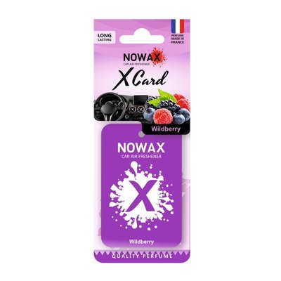 Ароматизатор на дзеркало NOWAX X Card Wildberry (NX07539) NX07539 фото