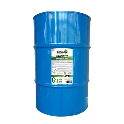 Антифриз NOWAX G11 220 кг. -40°C зеленый. NX12203 фото