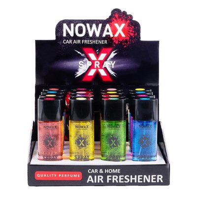 Набір ароматизаторів MIX №2 спрей 16 шт. 50 мл Nowax X Spray (NX07772) NX07772 фото
