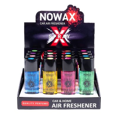 Набір ароматизаторів MIX №1 спрей 16 шт. 50 мл Nowax X Spray (NX07771) NX07771 фото