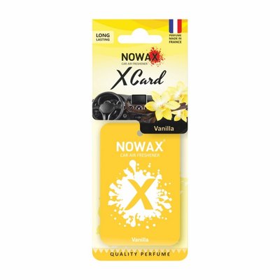 Ароматизатор на дзеркало NOWAX X Card Vanilla (NX07536) NX07536 фото