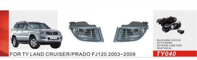 Фари дод. модель Toyota Prado FJ120 2003-09/TY-040/9006-12V51W/ел.проводка TY-040 фото